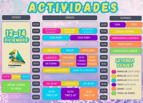 Animació del 12 al 14 Desembre