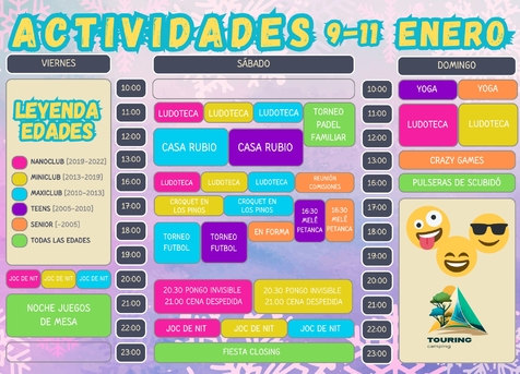 Entertainment January 9th-11th