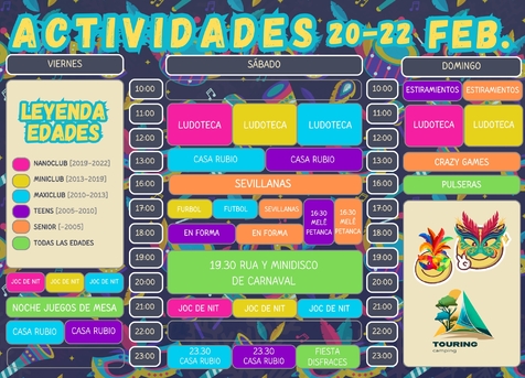 Animación del 20 al 22 de Febrero