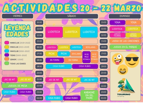 Animació 20 al 22 de Març