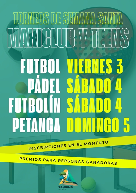 Torneigs de Setmana Santa Maxiclub i Teens