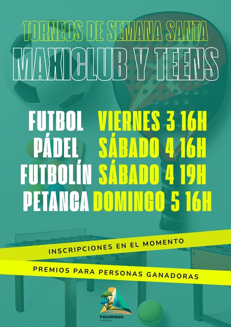 Torneos de Semana Santa Maxiclub y Teens