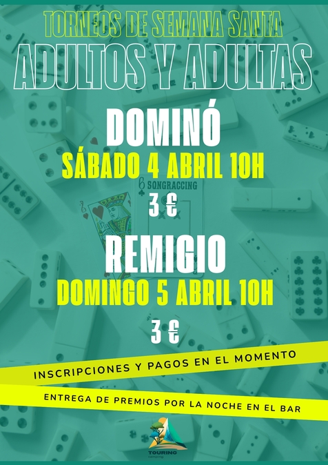 TORNEOS DE REMIGIO Y DOMINÓ
