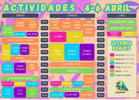 Entertainment April 4th and 6th