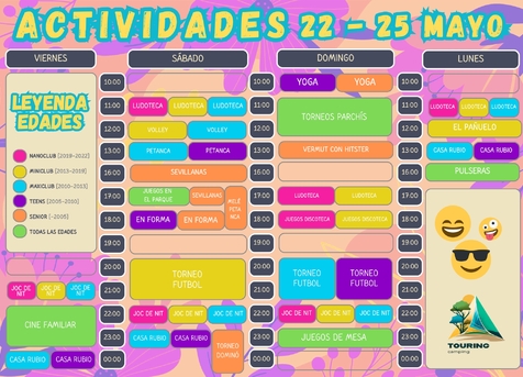 Animació del 22 al 25 de maig