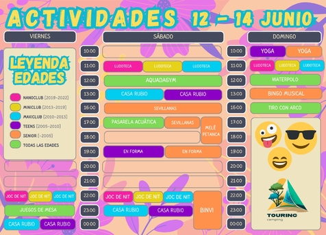 Animació del 12 al 14 de juny