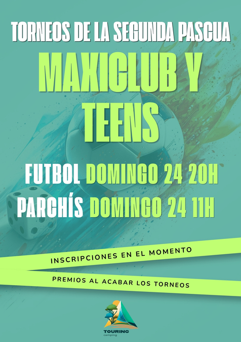 TORNEIGS DE SEGONA PASQUA – MAXICLUB I TEENS