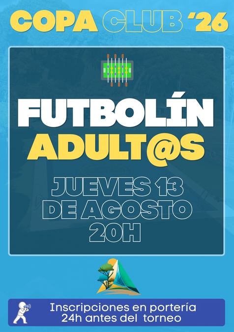 COPA CLUB '26: FUTBOLÍ PERSONES ADULTES