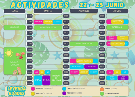 Entertainment June 22nd and 25th