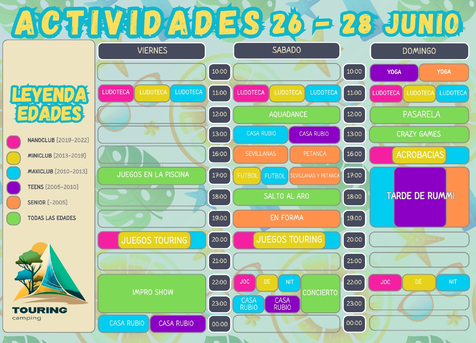 Entertainment June 26th and 28th