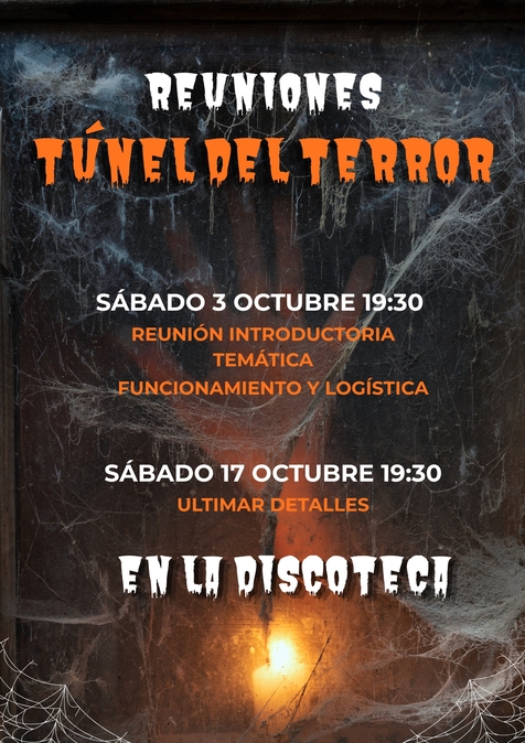 REUNIÓN TUNEL DEL TERROR