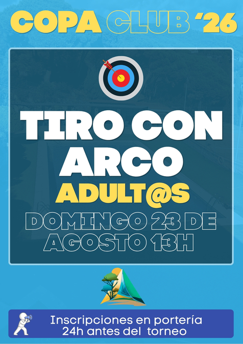 COPA CLUB '26: TIR AMB ARC PERSONES ADULTES