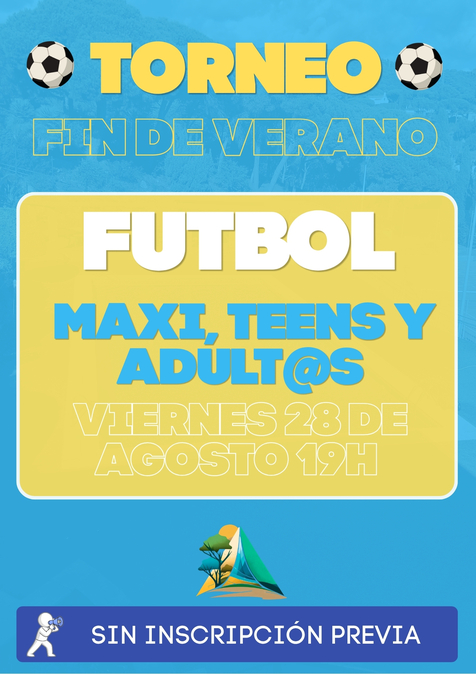 FOOTBALL TOURNAMENT FOR MAXICLUB, TEENS & ADULTS