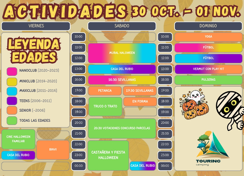 Animación del 30 de octubre al 1 de noviembre